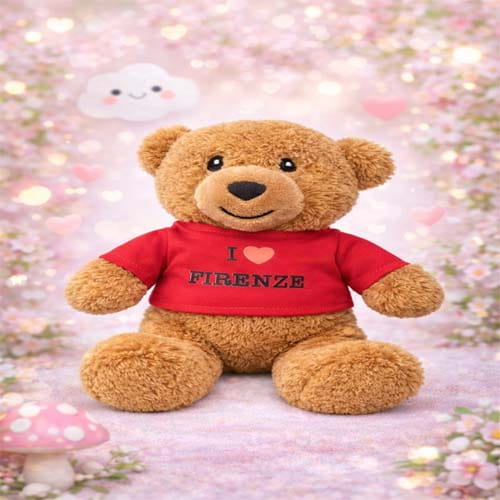 I Love Firenze Teddy Bear Florence Souvenir Plush
