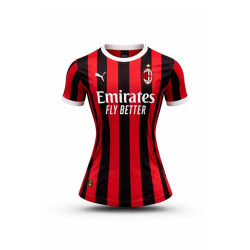 AC Milan Football Shirt | Red Black Home Jersey