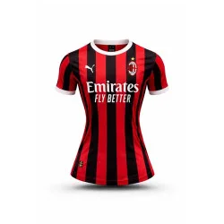 AC Milan Football Shirt | Red Black Home Jersey