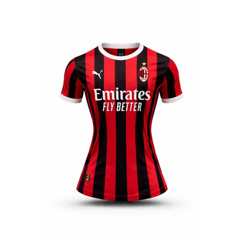 AC Milan Football Shirt | Red Black Home Jersey