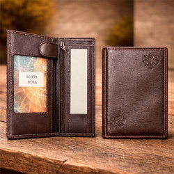 Brown leather wallet
