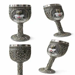Crusader Knight Chalice Vintage Style Cup