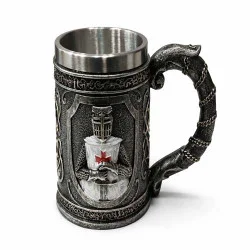 Crusader Knight Mug Gothic Barware Gift