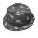 Fedora hat with shark embroidery