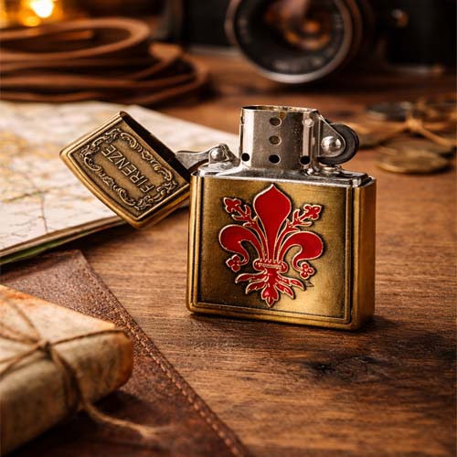 Firenze Fleur de Lis Collectible Lighter