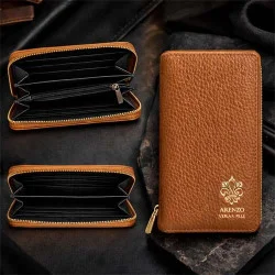 Firenze Heritage Zip Leather Wallet