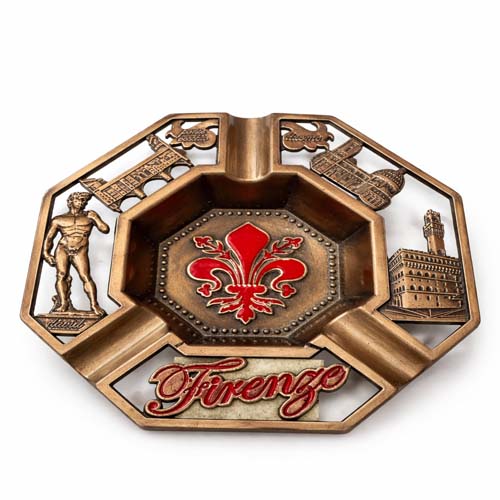 Firenze Ashtray with David Statue & Duomo Florence Souvenir