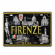 Firenze Landmark Italia Decorative License Metal Plate