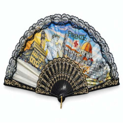 Florence Decorative Folding Fan Italy Gift