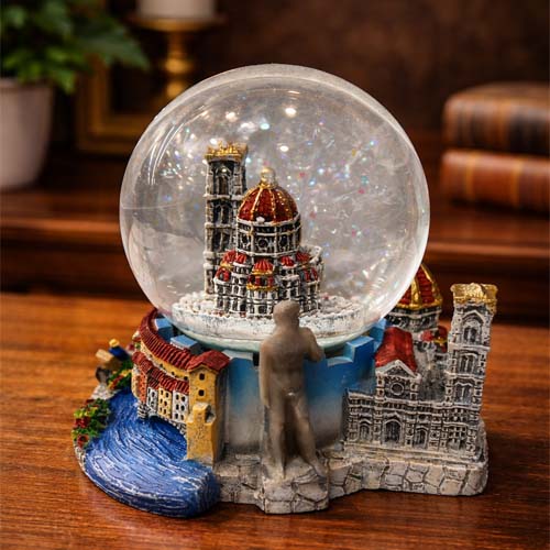 Florence Duomo Crystal Snow Globe