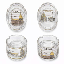Firenze Italy Glass Ashtray Florence Landmark Decorative Ashtray