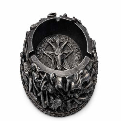 Gothic Baphomet Ashtray Devil Skull Decor Bowl