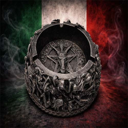 Gothic Baphomet Ashtray Devil Skull Decor Bowl