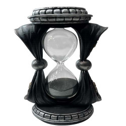 Gothic Hourglass With White Sand