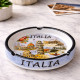 Italia Ceramic Ashtray Italy Landmark Souvenir