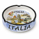 Italia Ceramic Ashtray Italy Landmark Souvenir