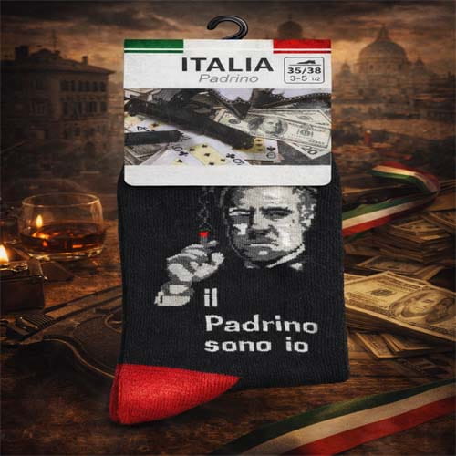 Italia Padrino Socks | Novelty Men’s Socks