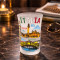 Italian Frosted Shot Glass Firenze Roma Travel Souvenir