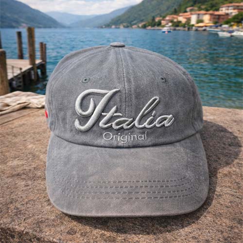 Italy cap with original embroidery