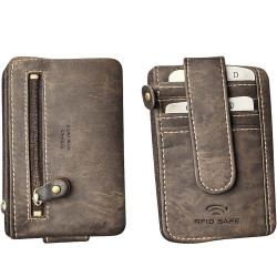 Leather wallets with RFID