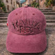 Maroon cap with Italy 1861 embroidery