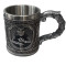 Medieval mug with dragon