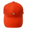 Orange cap with Italian flag