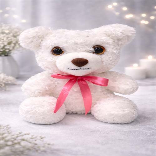 Piccolo Teddy Sweet Italian Gift White Bear