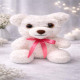 Piccolo Teddy Sweet Italian Gift White Bear