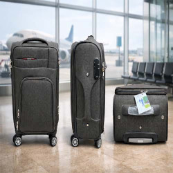 Premium Cabin Trolley Bag Stylish Travel Suitcase