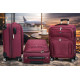 Premium Maroon Spinner Suitcase for Travel