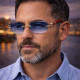 Sunglasses with dragon embellishments