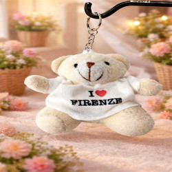 Travel Memory Teddy Bear Keychain Firenze Edition