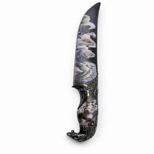 Wolf Fantasy Dagger | Decorative Collectible Knife
