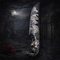 Wolf Fantasy Dagger | Decorative Collectible Knife