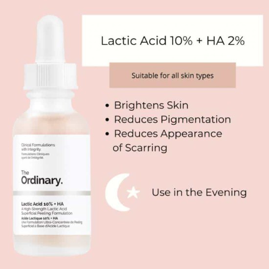 The Ordinary Lactic Acid 10% + HA Serum 30ml